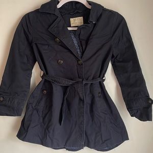 Zara girls navy jacket